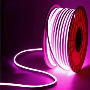 12v 3mm Neoflex3 216 LED Neon Rope Light Pink 1m Bing Light