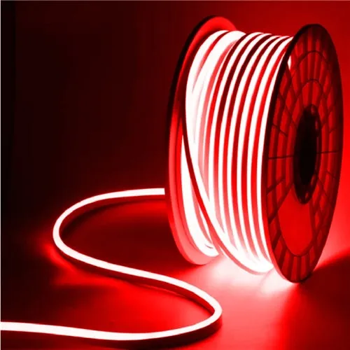 12v 3mm Neoflex3 216 LED Neon Rope Light Red 1m Bing Light