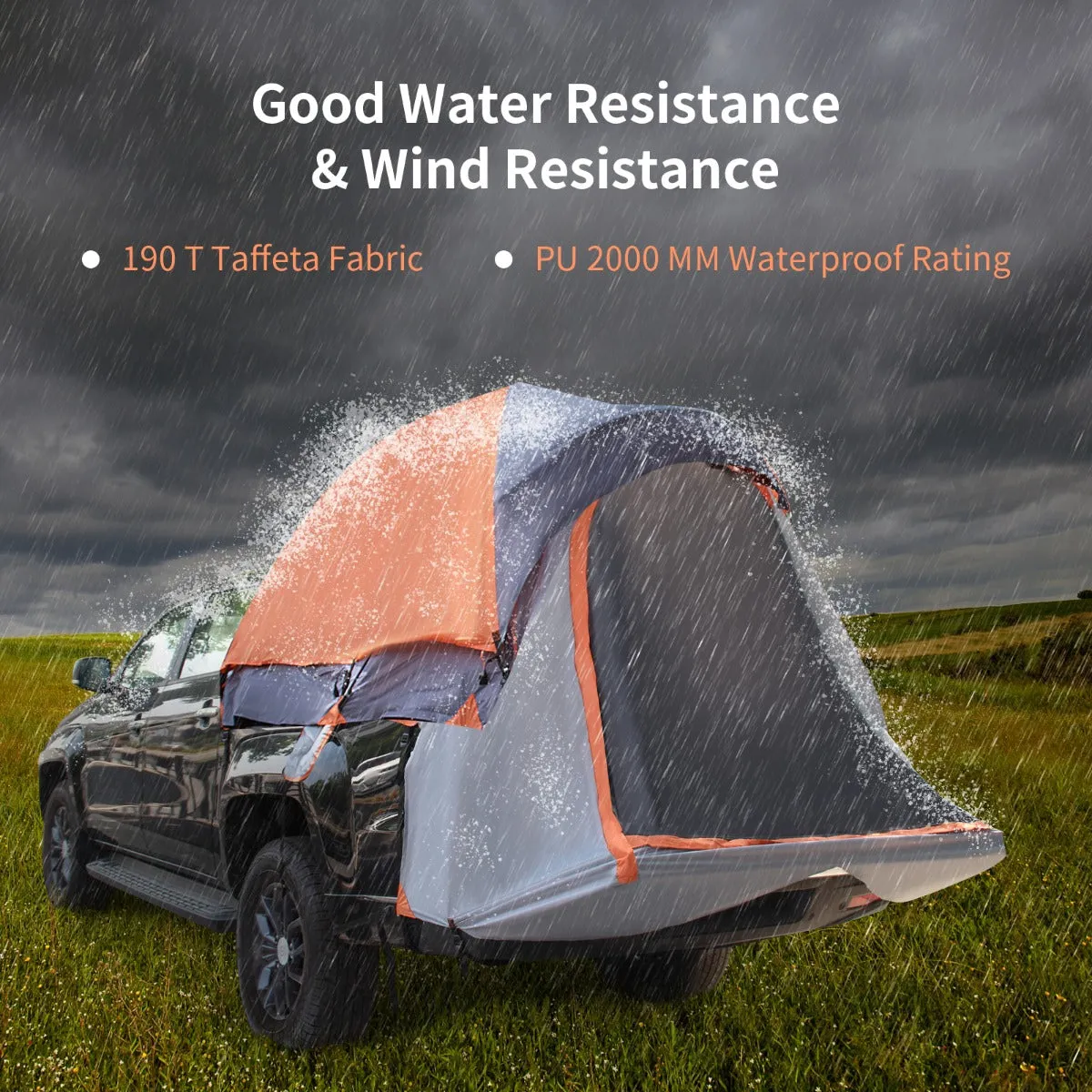 2 Person Portable Pickup Tent with Carry Bag