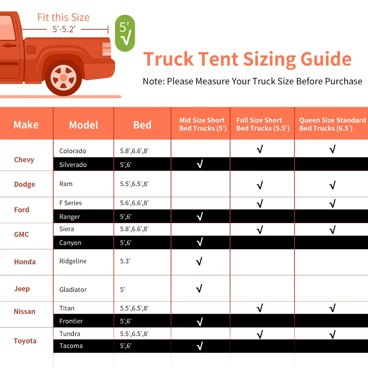 2 Person Portable Pickup Tent with Carry Bag