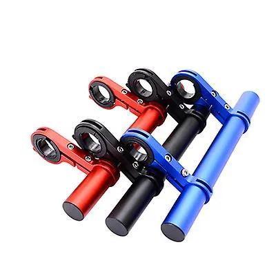 20cm black Aluminum alloy bicycle extension rod, multi-function extension bracket AZ10358