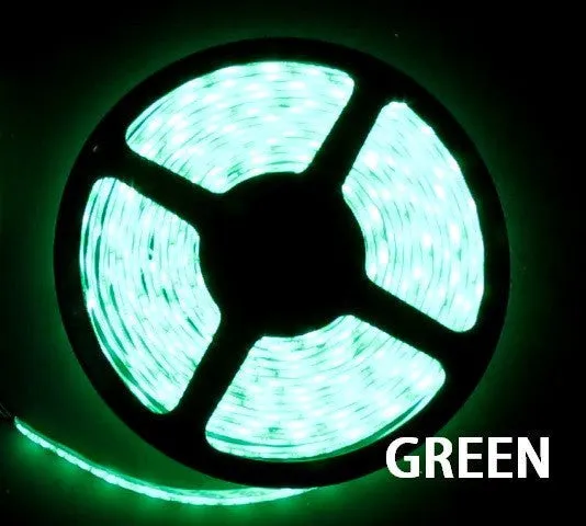 5050SMD NovaBright Green Super Bright Flexible LED Light  Strip 16 Ft Reel Kit