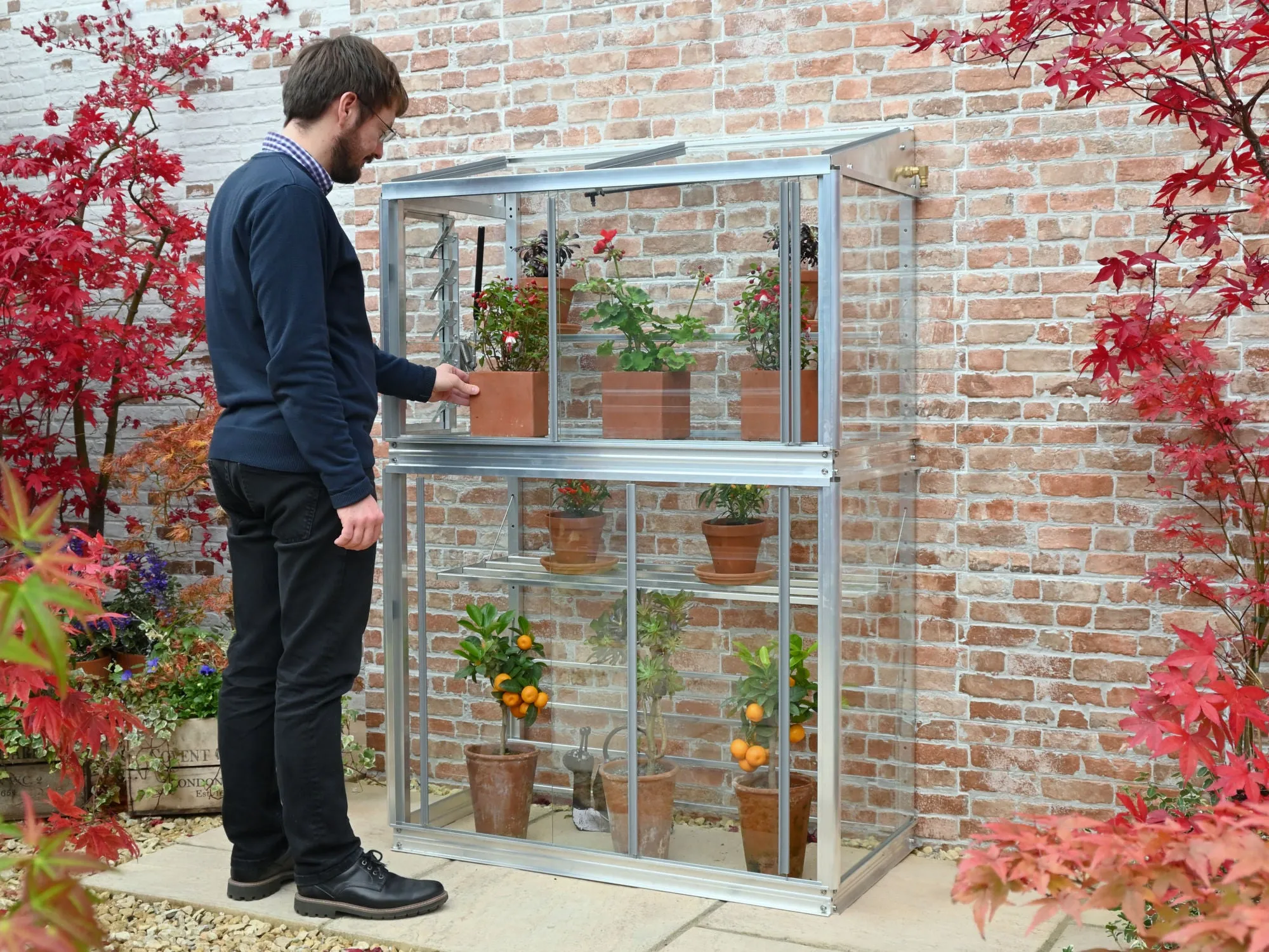 Access Harewood 3' 4" Lean-to Mini Greenhouse