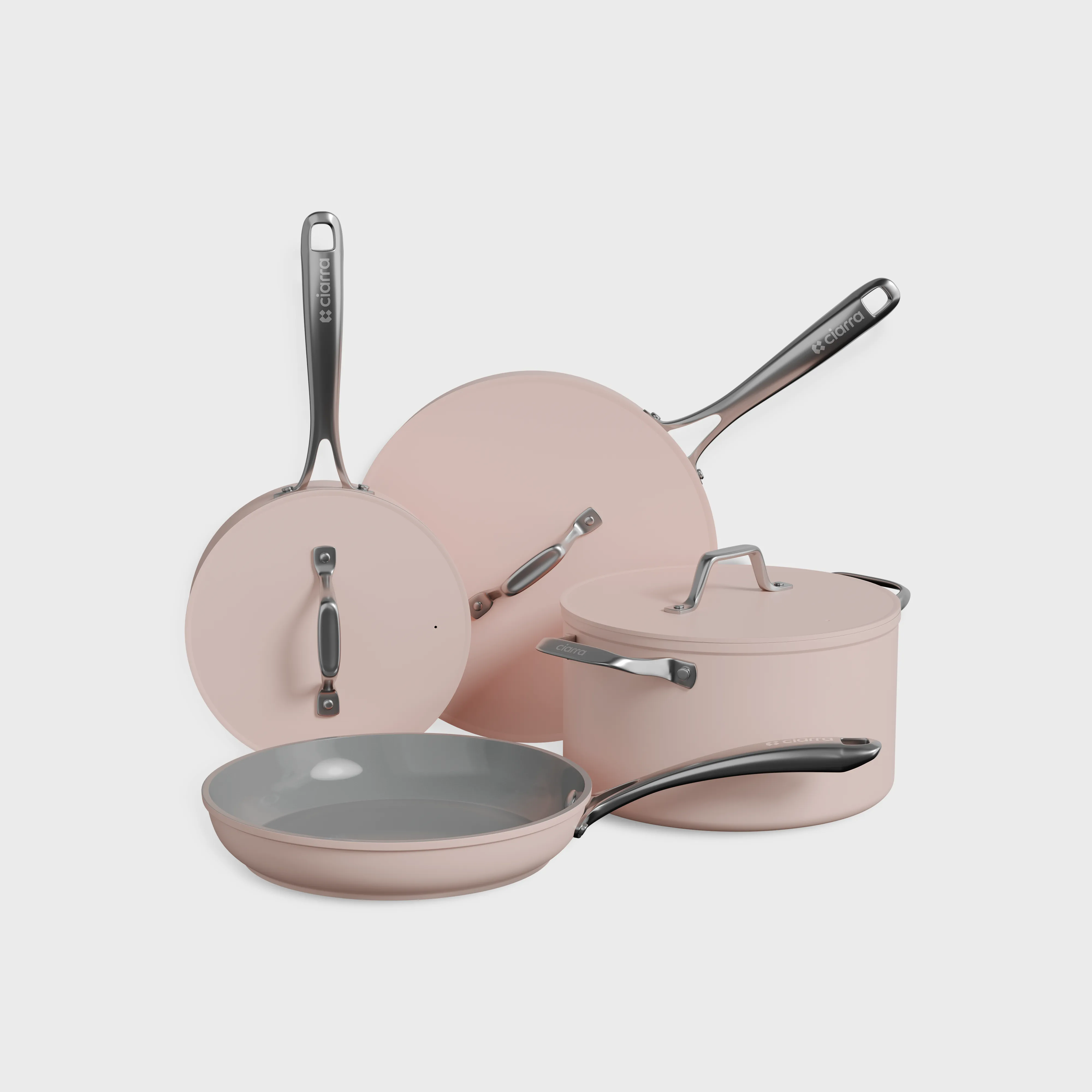 Ciarra Beyond Cookware Set Sakura Candy (4PCS)