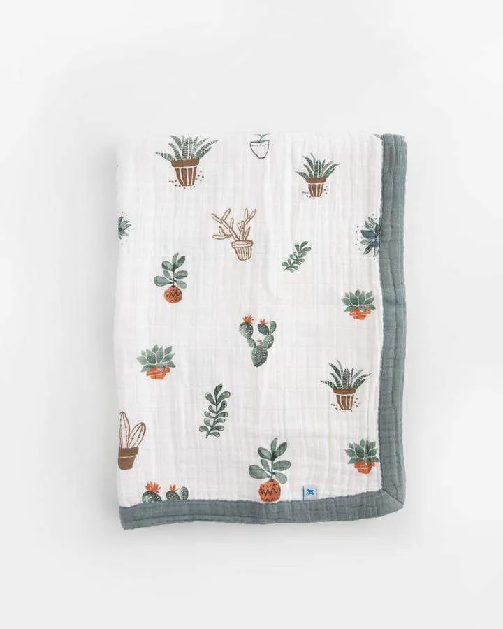 Cotton Muslin Baby Blanket - Prickle Pots