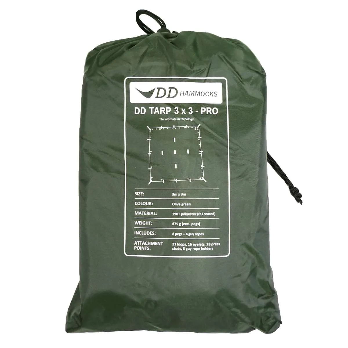 DD Hammocks Tarp 3x3 Pro