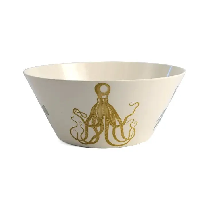 Deep Sea Life Melamine 8-Pc. Soup/Cereal Bowls Set