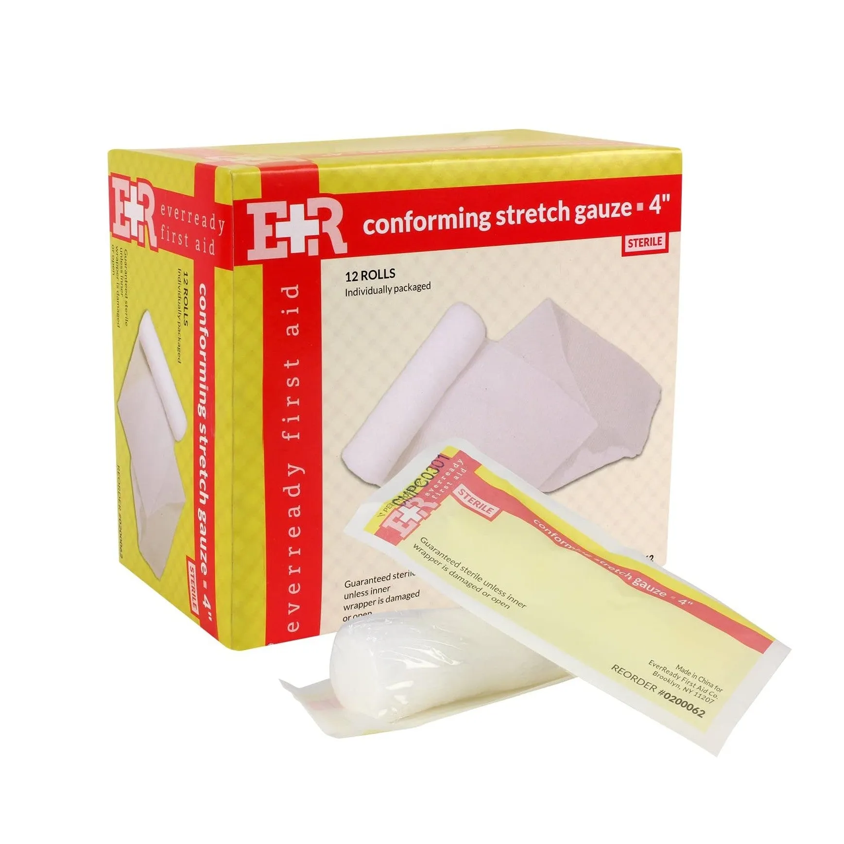 Ever Ready First Aid Sterile Conforming Gauze Roll Bandage