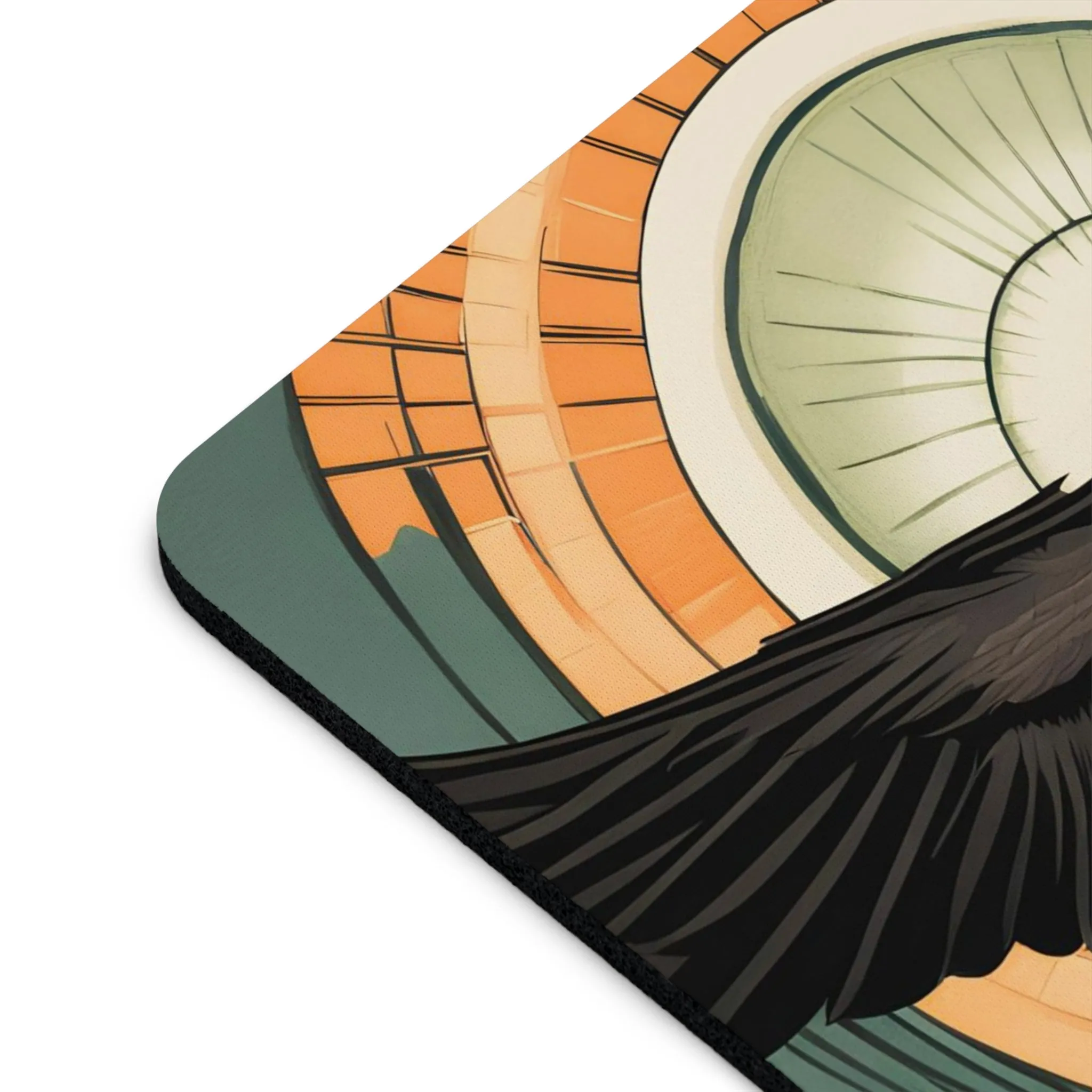 Flying Crow, Computer Mouse Pad - for Home or Office