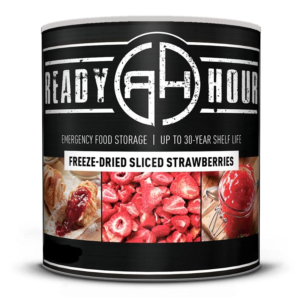 Freeze-Dried Sliced Strawberries #10 Can (36 servings)