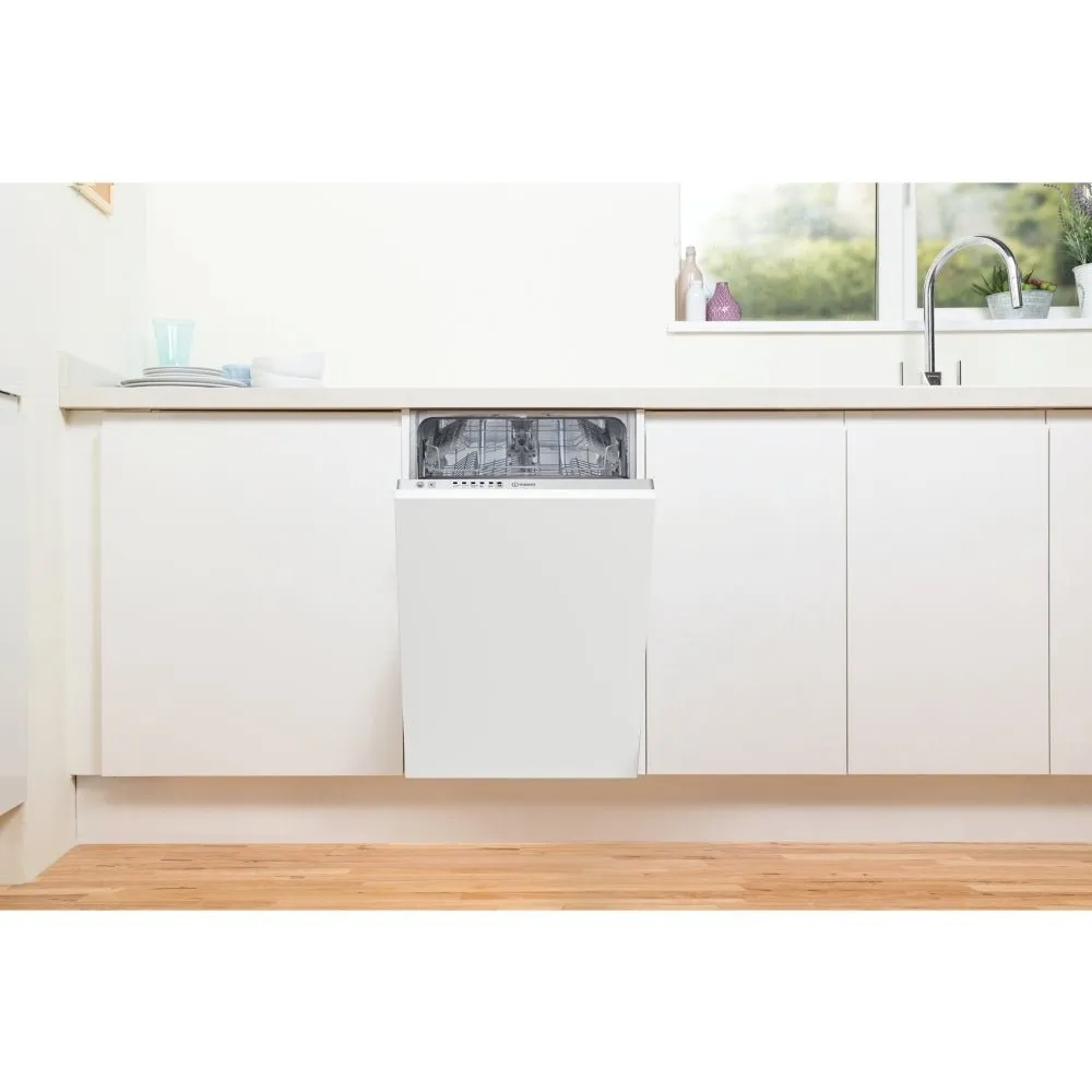 Indesit DI9E2B10UK 45cm Fully Integrated 9 Place Setting Slimline Dishwasher