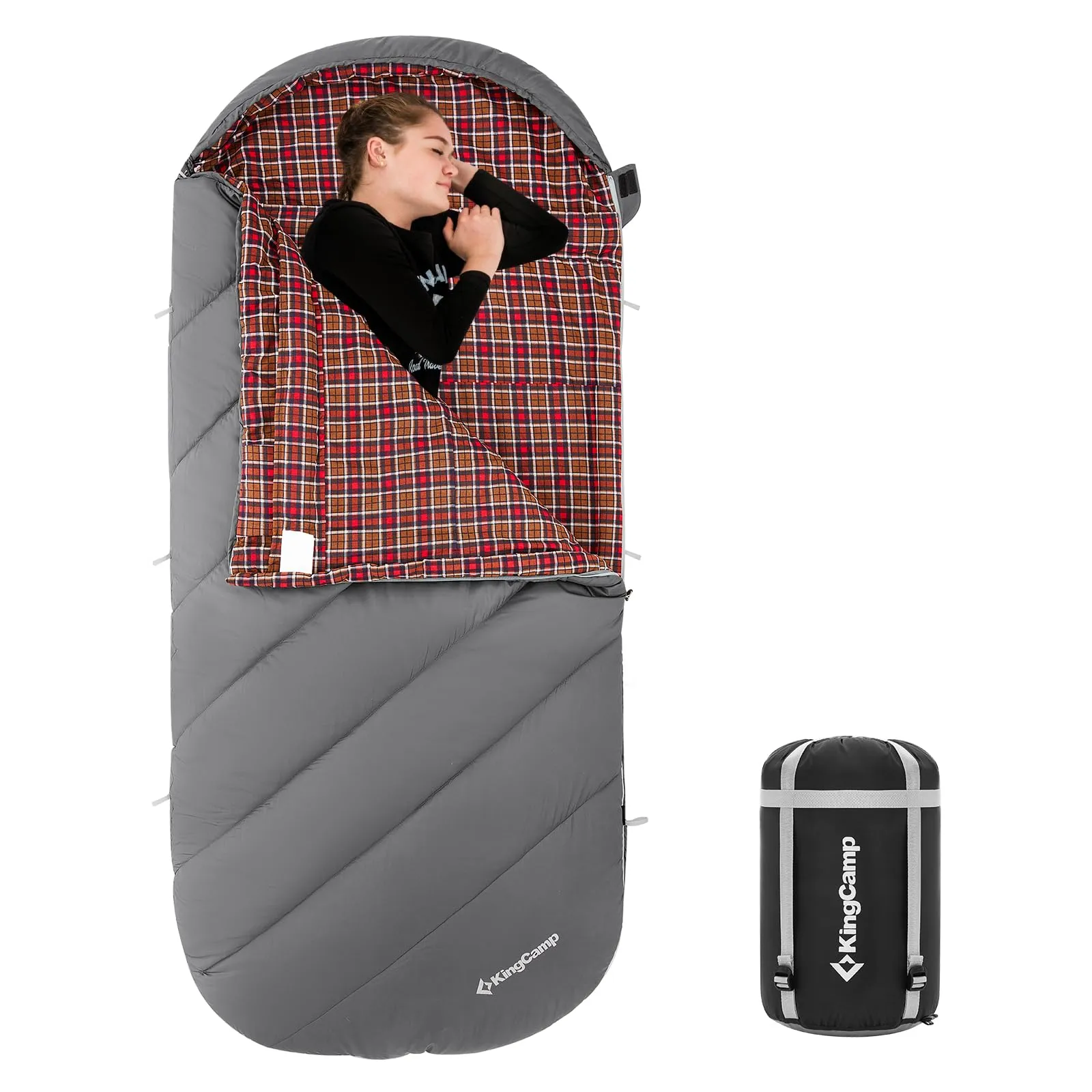 KingCamp Plus Size 3-4 Season Sleeping Bag