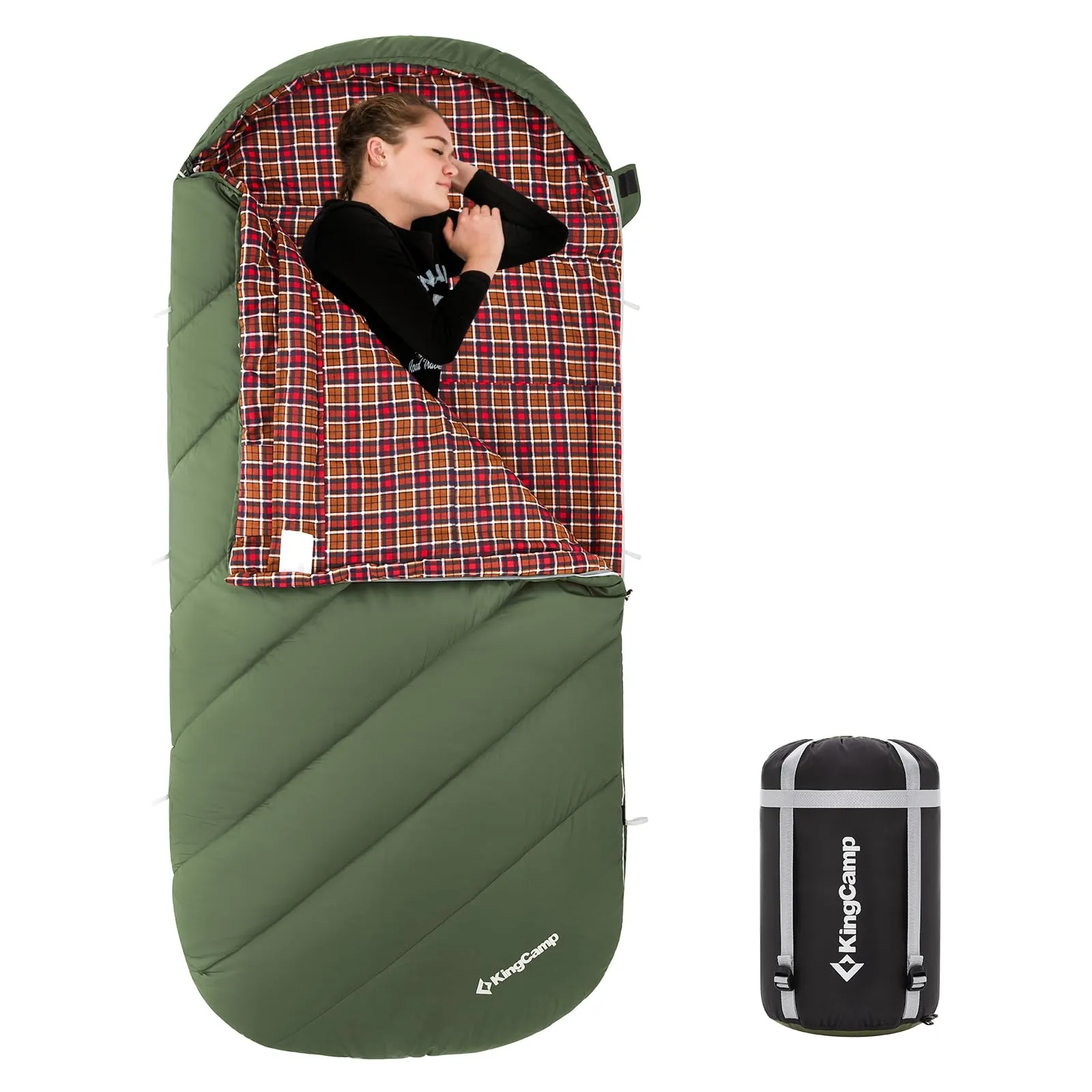 KingCamp Plus Size 3-4 Season Sleeping Bag