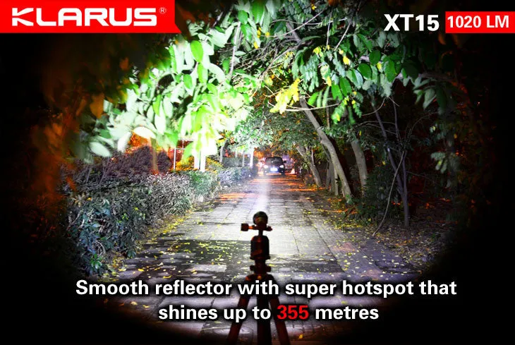 Klarus XT15 Falcon Rechargeable Flashlight