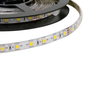 LED Flex Strip Light Super Bright 1P65 Waterproof for Outdoor Usage 5 Meter Roll SMD 5050 (60) 3000K 60 LED Per Meter (Adapter to be purchased separately)