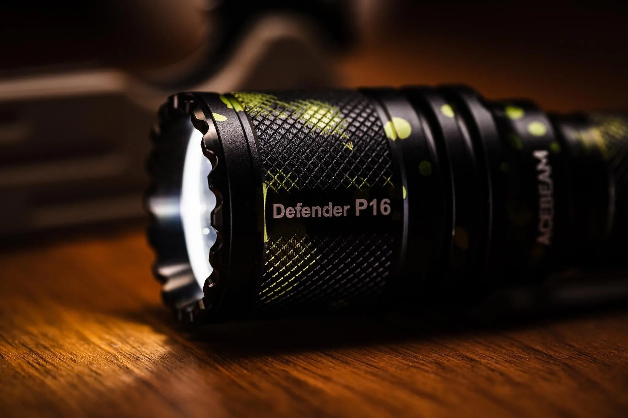 Limited Edition 33rd CountyComm Anniversary Light - Splash - Tactical Defender P16 Dual Switch / Acebeam® & Maratac® Collab Flashlight ( Flash Sale! )