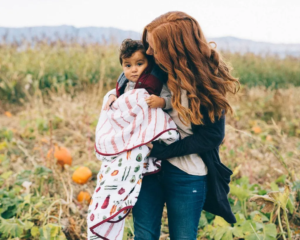 Little Unicorn - Muslin Blanket - Farmers Market