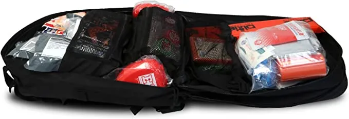 MediTac Deluxe Special Ops Tactical Field Medical Stomp Kit Feat. CAT Tourniquet, Chest Seals, Bleeding Control, Bandages, Shears, Gauze Pads and Rolls and Equipment