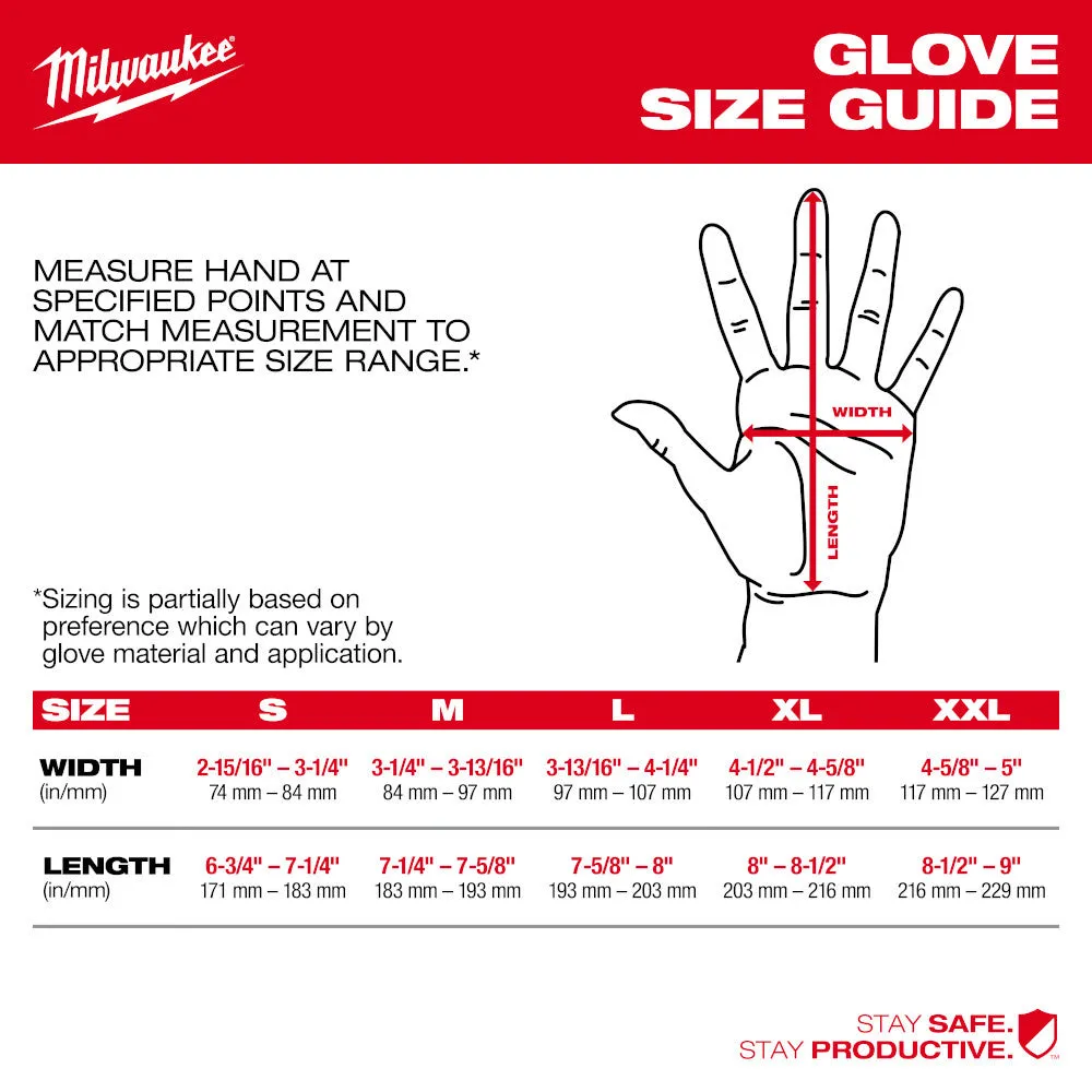 Milwaukee 48-73-7141 Cut Level 4 High-Dexterity Nitrile Dipped Gloves - M