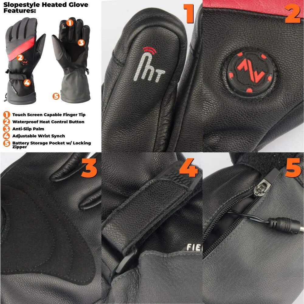 Mobile Warming 7.4V Heated Slope Style Glove