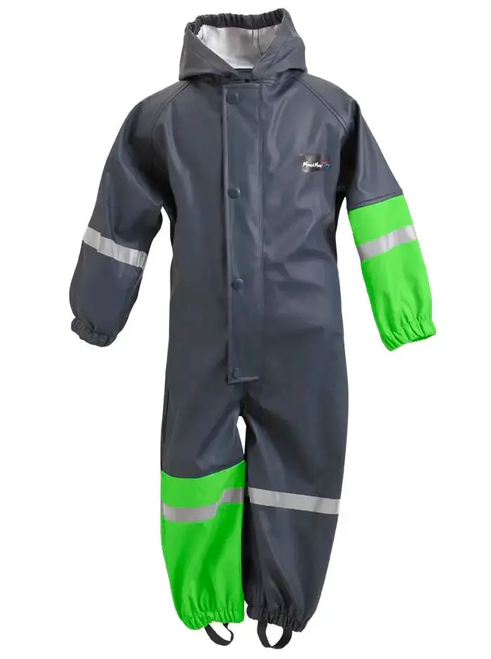 Mum2Mum Rainwear All in One LIME GREEN