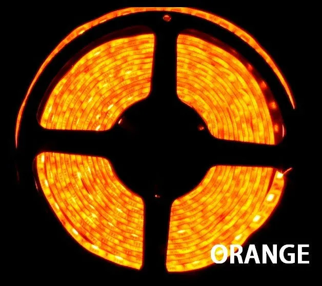 NovaBright 5050SMD Orange Super Bright Flexible LED Light  Strip 16 Ft Reel Only