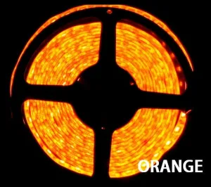 NovaBright 5054SMD Super Bright Orange Flexible LED Light  Strip 16 Ft Reel Only