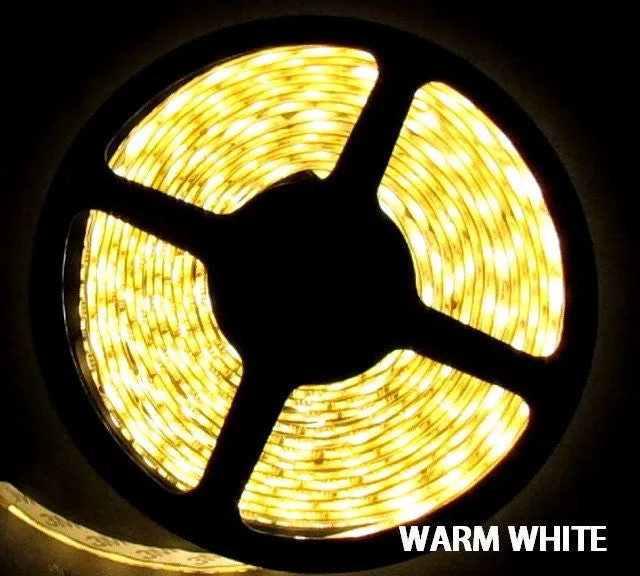 NovaBright 5054SMD Warm White Super Bright Flexible LED Light  Strip 16 Ft Reel Only