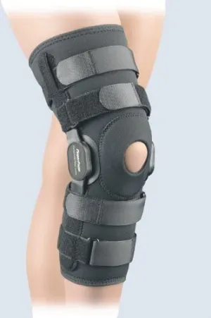 POWERCENTRIC COMPOSITE HINGED KNEE BRACE BLACK