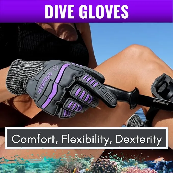 Premium Protection Dive Gloves -  Cut Resistant