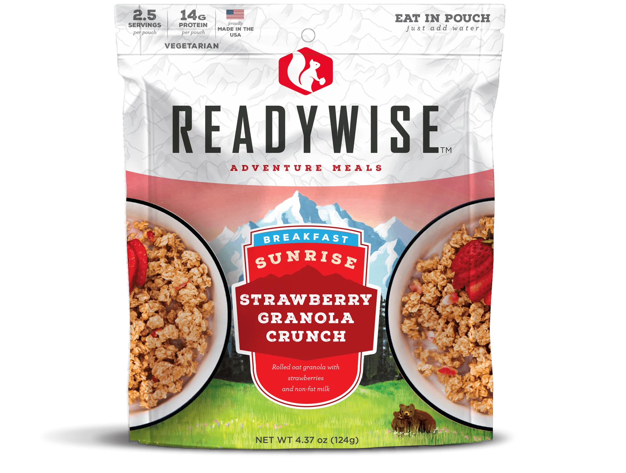 ReadyWise - Sunrise Strawberry Granola Crunch - 6 Pack