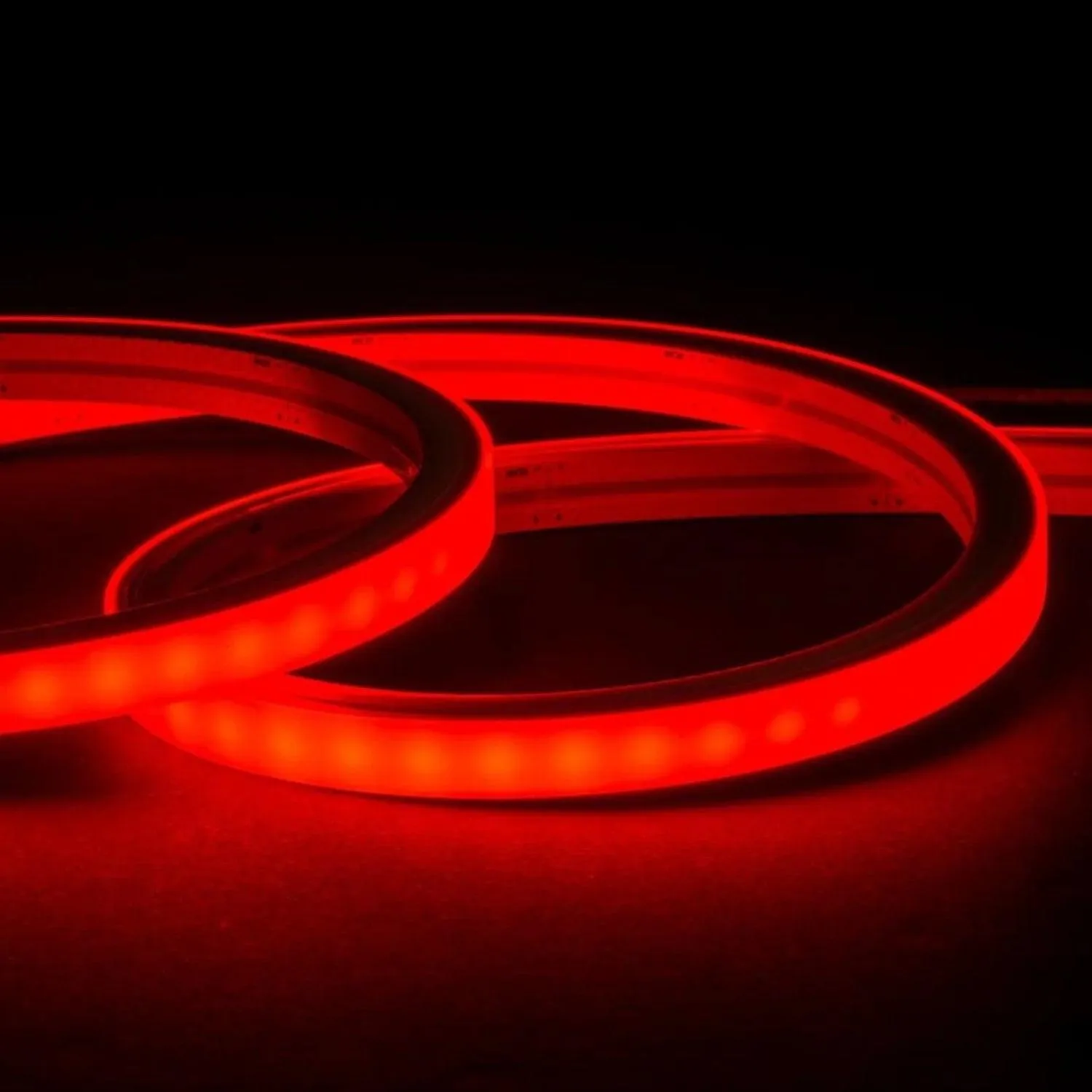 Red LED Neon Flex 220V 240V Top Bending 20cm Cutting IP65 with UK Plug