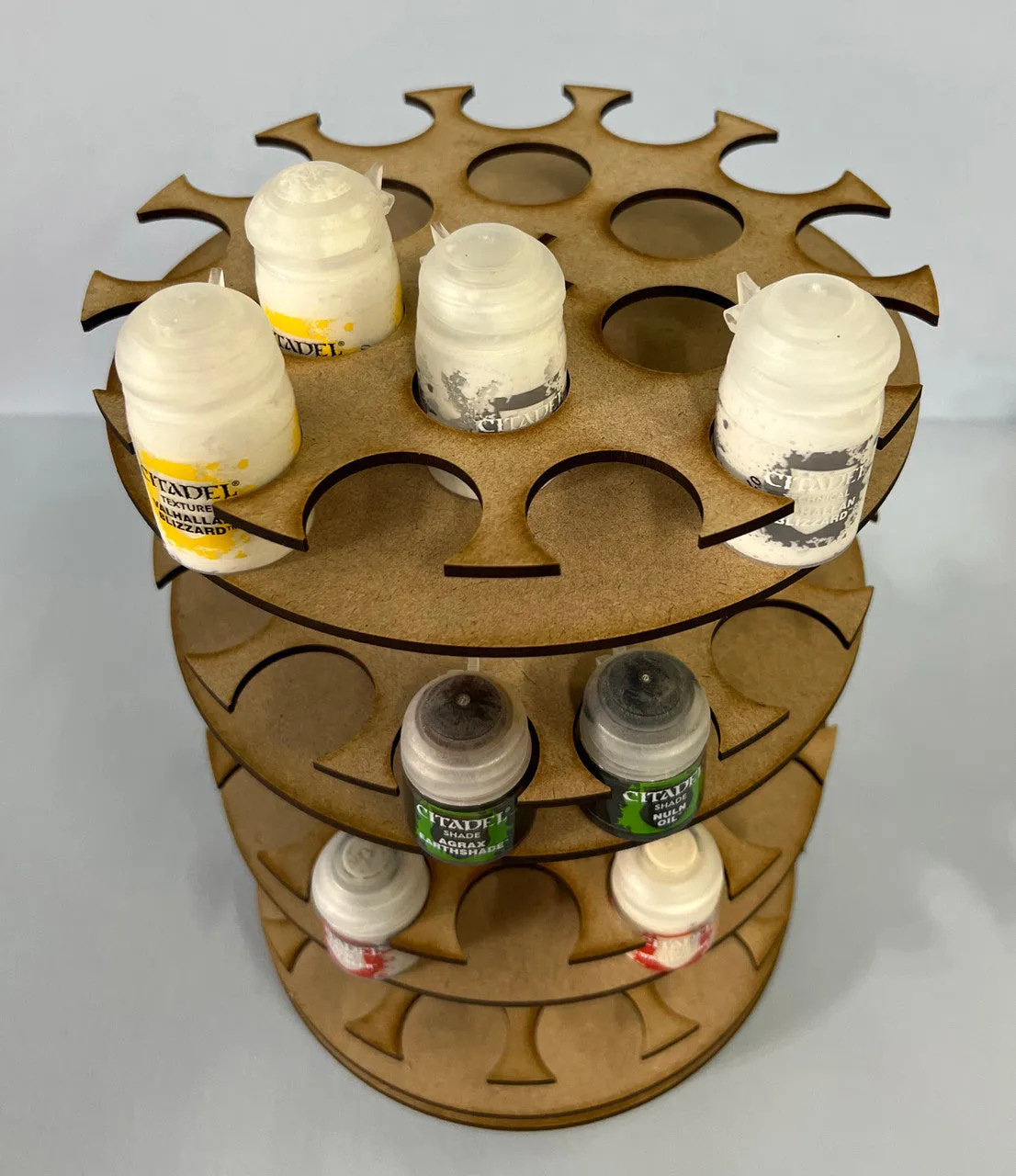 Rotating Paint Rack - For 34mm Paint Pots (GW, Citadel)