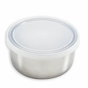 Stainless Steel Lunch Box Bowl with Lid W14