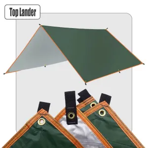 Top Lander Beach Oasis: 4x3m Waterproof Tarp Tent with Ultralight Design