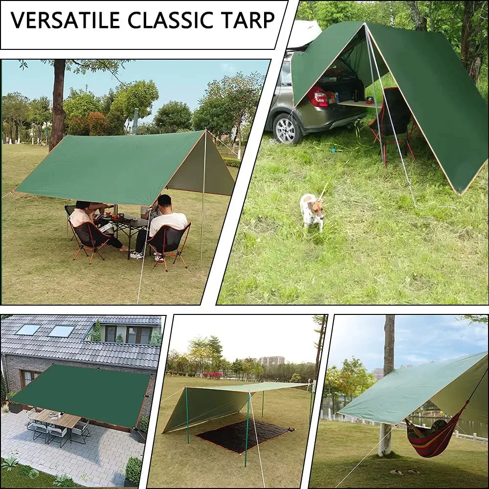 Top Lander Beach Oasis: 4x3m Waterproof Tarp Tent with Ultralight Design