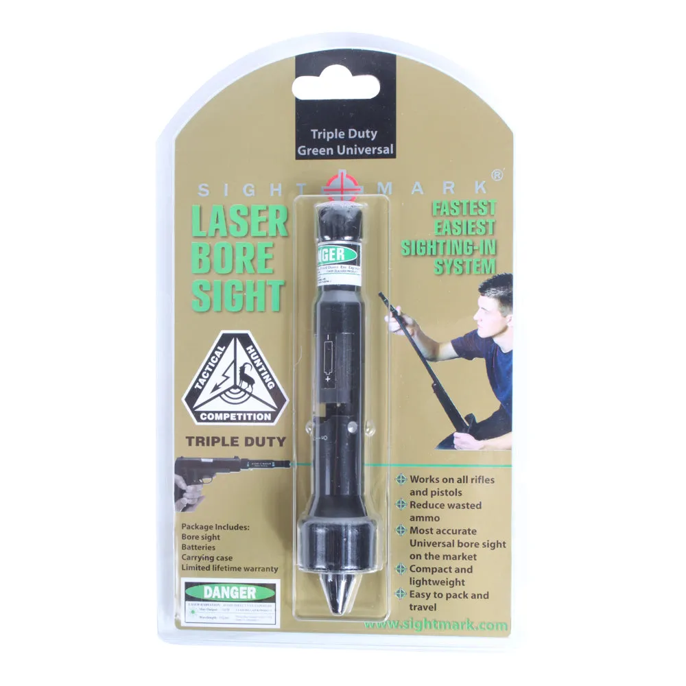 TripleDuty Universal Boresight with Green Laser