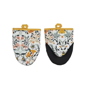 Ulster Weavers Bee Bloom Microwave Mitt - Pair One Size in Multi