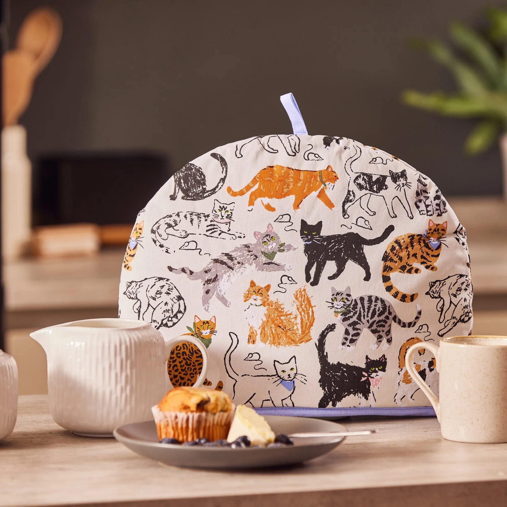 Ulster Weavers Feline Friends Tea Cosy One Size in Grey