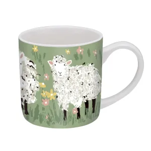 Ulster Weavers Woolly Sheep Mug - New Bone China One Size in Green