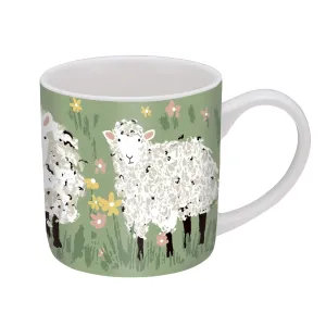 Ulster Weavers Woolly Sheep Mug - New Bone China One Size in Green