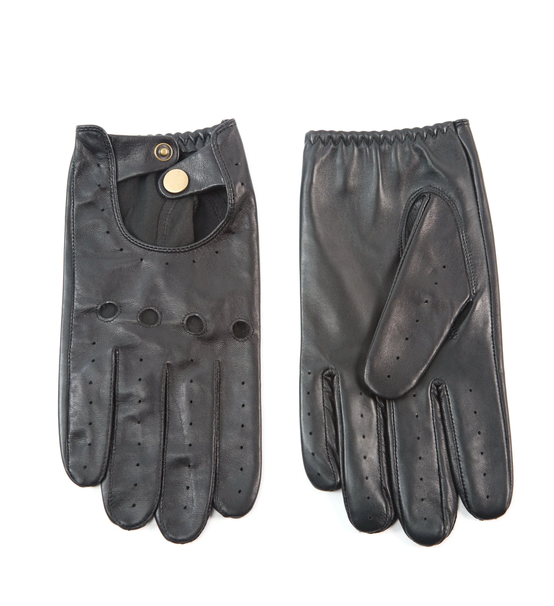 YISEVEN Men's  Chic Sheepskin Leather  Gloves