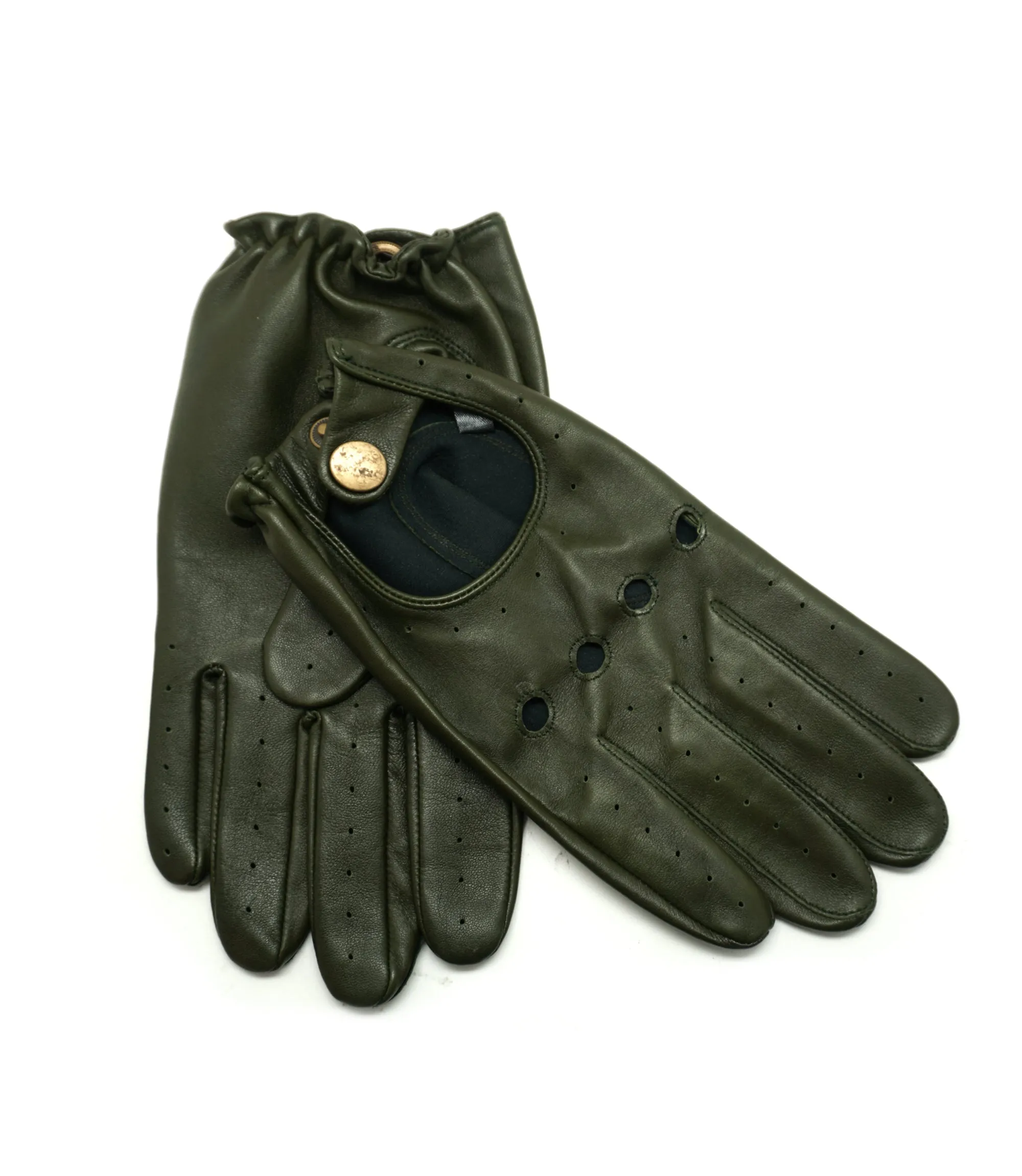 YISEVEN Men's  Chic Sheepskin Leather  Gloves